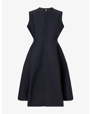 CFCL Milan Vest Woven Midi Dress - Blue