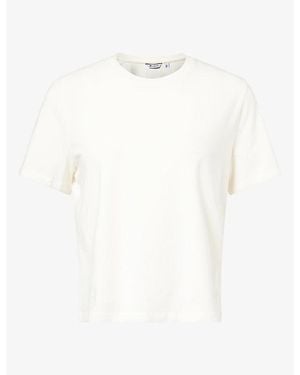 Kayanee Relaxed-Fit Logo-Print Stretch-Cotton T-Shirt - White