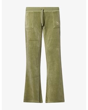 Juicy Couture Rebelle Caisa Velour Jogging Bottoms - Green
