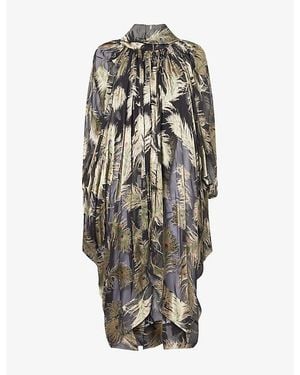 Zimmermann Ascent Burn Silk Chemise - Multicolor