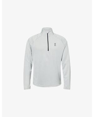 On Shoes Climate Quarter-Zip Woven Shirt - White