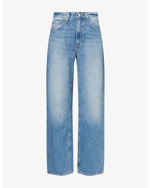 PAIGE Emilie 31 Cotton Denim Jeans - Blue