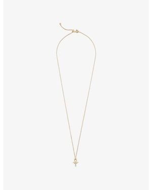Kismet by Milka Ankh Mini 0.04Ct Diamond Pendant Necklace - White