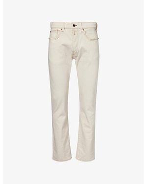 Replay Deryck Straight-Leg Denim Jeans - Natural