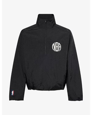 Fear Of God Nba Embroidered Shell Jacket - Black