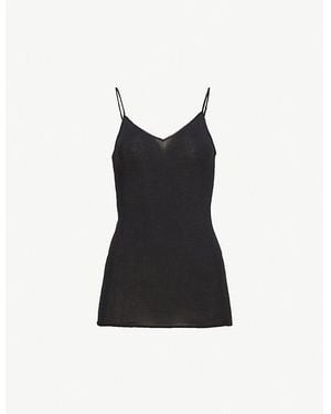Hanro Seamless Cotton Camisole - Black