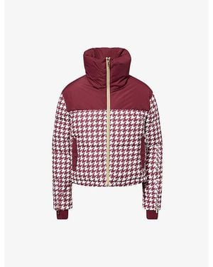 MY Sunday Ski Cropped Bomber Ski Jacket - Red