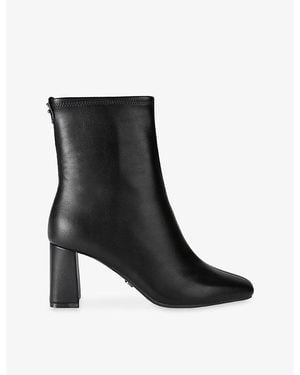 Carvela Kurt Geiger Rometta Heeled Leather Ankle Boots - Black