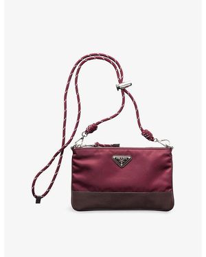 Prada Speedrock Re-Nylon Smartphone Case - Purple
