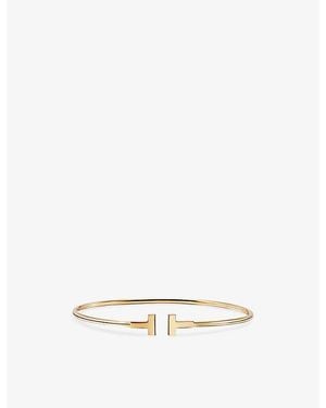 Tiffany & Co. Tiffany T Narrow Wire Bracelet - White