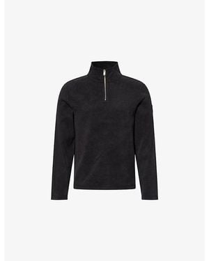 FIFA 1904 Touchline Half-Zip Woven Sweatshirt - Black