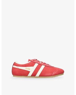 Gola Cleora Suede Trainers - Red