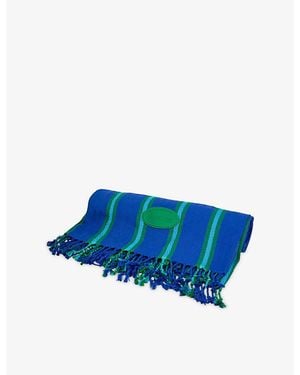 Havaianas Pareo Striped Cotton Beach Towel - Blue