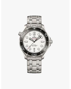 Omega 210.30.42.20.04.001 Seamaster Diver 300M Steel Self-Winding Watch - White