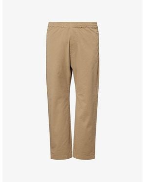Barena Bativoga Straight-Leg Cotton Trousers - Natural