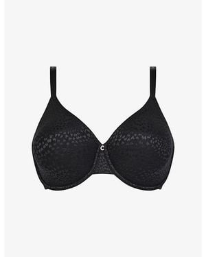Chantelle Magique Covering Moulded Underwired Bra - Black