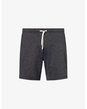 Vuori Ponto Elasticated-Waist Stretch-Woven Shorts - Grey