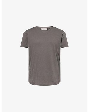 Orlebar Brown Ob-T Crewneck Cotton-Jersey T-Shirt - Grey