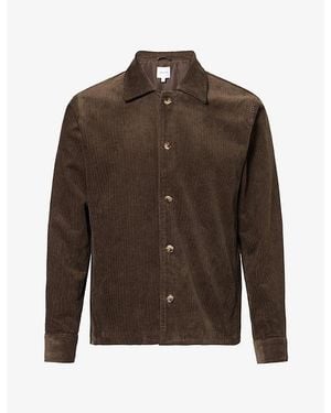 Raith Lukas Corduroy Cotton Shacket - Brown