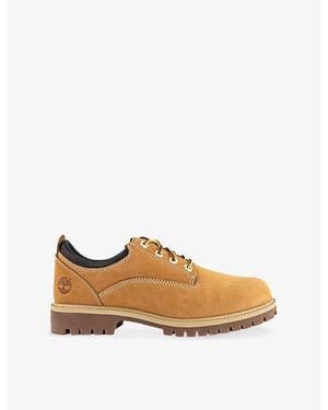 Timberland Heritage Lace-Up Suede Shoes - Brown