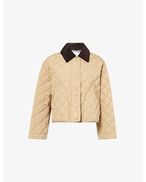 Weekend by Maxmara Kaki Padded Shell Jacket - Natural