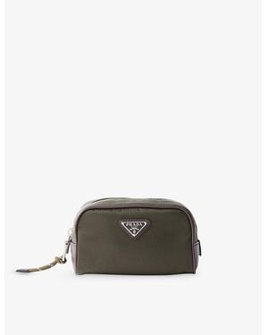 Prada Speedrock Re-Nylon Shell Pouch - Green