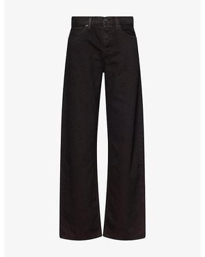 Agolde Arc 32 Loose-Fit Denim Jeans - Black
