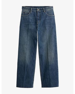 Soeur Jerry Wide-Leg Denim Jeans - Blue