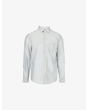 Raith Abilo Striped Woven Shirt - Blue