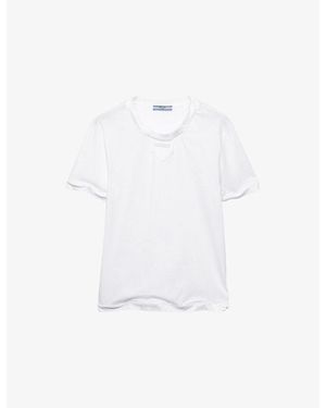 Prada Shapeable Brand-Appliqué Cotton-Jersey T-Shirt - White