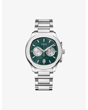 Piaget Polo Chronograph Stainless-Steel Watch 42Mm - Metallic