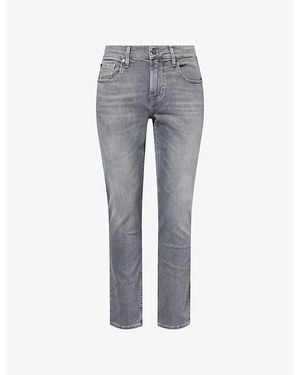 7 For All Mankind Slimmy Tapered Denim Jeans - Grey