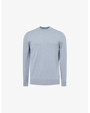 Eleventy Crewneck Regular-Fit Cashmere Jumper - Blue