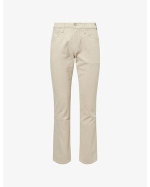 Citizens of Humanity Elijah Cashmere-Touch Cotton-Blend Trousers - Natural