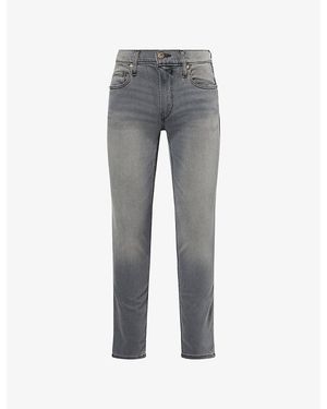 PAIGE Lennox Slim-Fit Stretch-Denim Blend Jeans - Grey