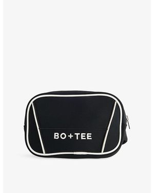 BO+TEE Logo-Print Soft Shell Waist Bag - Black