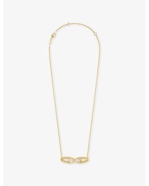 Boucheron Serpent Bohème Vintage 18Ct- And 0.25Ct Diamond Pendant Necklace - White