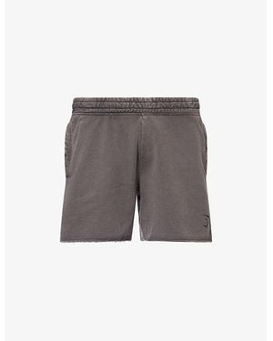 GYMSHARK Heritage 5' Relaxed-Fit Cotton-Jersey Shorts - Grey