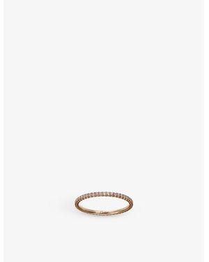 Cartier Étincelle De 18Ct Rose- And 0.22Ct Round-Cut Diamond Ring - White