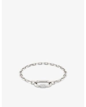 Iphoria Screw Chain Sterling- Bracelet - White