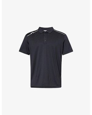 J.Lindeberg Lionel Carryover Woven Polo Shirt - Blue