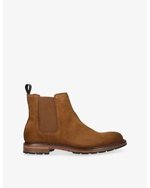 Cole Haan Roundhill Grand Suede Chelsea Boots - Brown