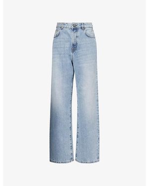 RÓHE Frames Baggy-Fit Wide-Leg Denim Jeans - Blue