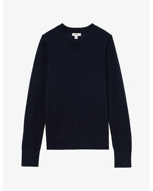 Reiss Sadie Wool Sweater - Blue