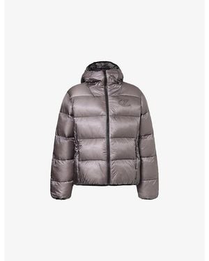 Trapstar Hyperdrive Translucent Padded Shell Jacket - Brown