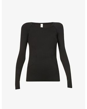 lululemon Swiftly Tech 2.0 Long-Sleeved Stretch-Knit Top - Black