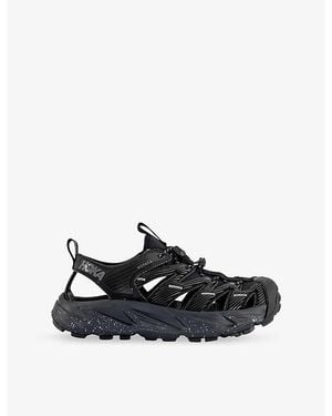 Deckers Hoka Hopara Cut-Out Woven Sneakers - Black