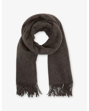 Reiss Picton Wool And Cashmere Scarf - Multicolour