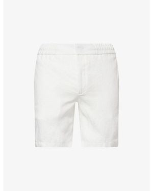 Orlebar Brown Cornell Tailored-Fit Italian Linen Shorts - White