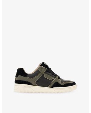 AllSaints Regan Plus Leather Sneakers - Black